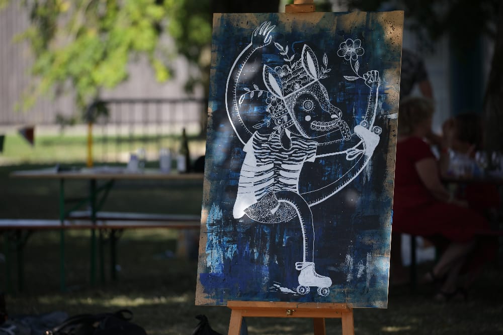 Painting made for a live painting in Artichoke festival.
